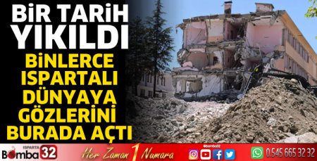 Bir tarih yıkıldı