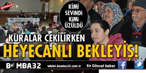 BİR UMUTLA BEKLEDİLER!