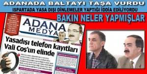 BİR VALİ VE BİR EMNİYET MÜDÜRÜ YASADIŞI İŞLERE KARIŞMIŞ
