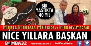 BİR YASTIKTA 40 YIL! NİCE YILLARA BAŞKAN