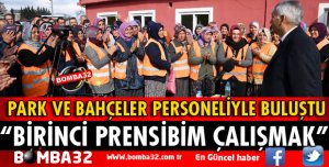 BİRİNCİ PRENSİBİM ÇALIŞMAKTIR