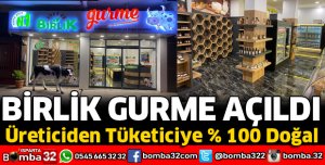 BİRLİK GURME ŞARKÜTERİ AÇILDI