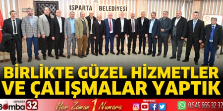 Birlikte güzel hizmetler ve çalışmalar yaptık