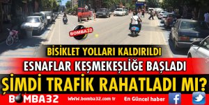 BİSİKLET YOLU KALKINCA TRAFİK RAHATLADI MI?