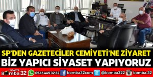 Biz yapıcı siyaset yapıyoruz