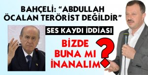 BİZDE BUNA İNANALIM MI?
