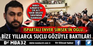 BİZE YILLARCA SUÇLU GÖZÜYLE BAKTILAR...