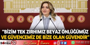 Bizim tek zırhımız beyaz önlüğümüz ve güvencemiz de bize olan güvendir