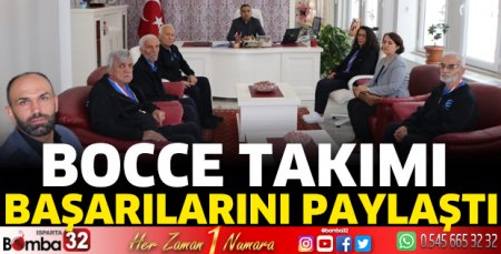 Bocce Takımı başarılarını paylaştı