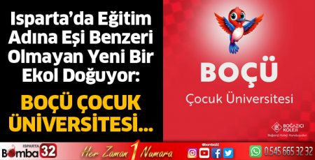 BOÇÜ Çocuk Üniversitesi geliyor