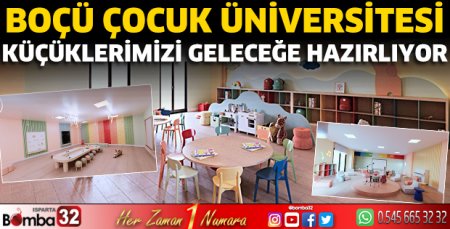 BOÇÜ Çocuk Üniversitesi küçüklerimizi geleceğe hazırlıyor