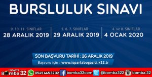 BOĞAZİÇİ KOLEJİ BURSLULUK SINAVI