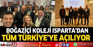 Boğaziçi Koleji Isparta'dan Tüm Türkiye’ye