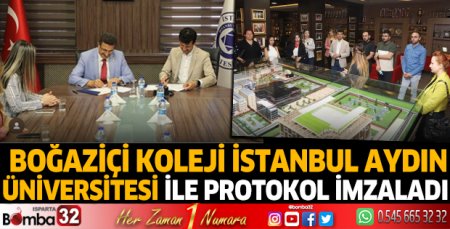 Boğaziçi Koleji İstanbul Aydın Üniversitesi ile protokol imzaladı