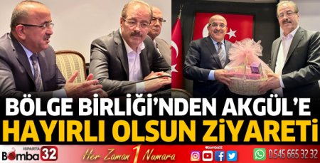 Bölge Birliği’nden Akgül’e hayırlı olsun ziyareti