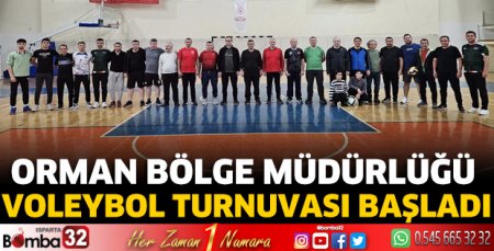 Bölge Müdürlüğü Voleybol Turnuvası başladı