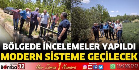 Bölgede incelemeler yapıldı