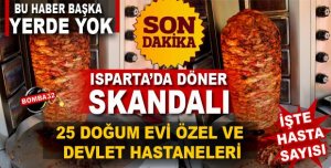 BOMBA 32 DÖNER SKANDALINI ARAŞTIRIYOR