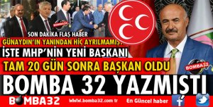BOMBA 32 YAZMIŞTI GÜRSAN RESMEN BAŞKAN OLDU