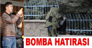 Bomba ile hatıra fotoğrafı