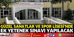 Boş kontenjanlar için ek yetenek sınavı