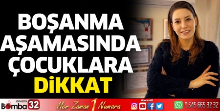 Boşanma aşamasında çocuklara dikkat