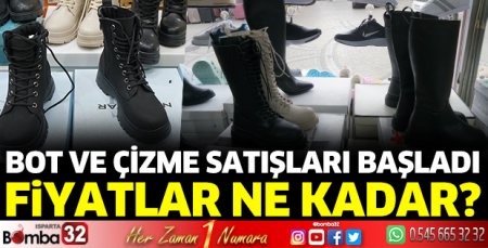 Bot ve çizme satışları başladı