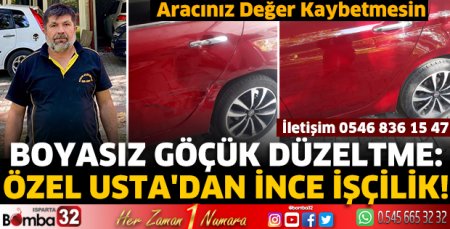 Boyasız Göçük Düzeltme: Özel Usta'dan İnce İşçilik! 