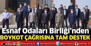 BOYKOT ÇAĞRISINA TAM DESTEK 