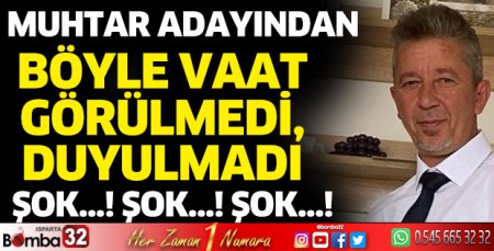 Böyle vaat görülmedi
