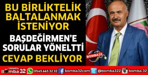 BU BİRLİKTELİK BALTALANMAK İSTENİYOR