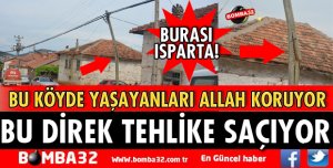 BU DİREK TEHLİKE SAÇIYOR