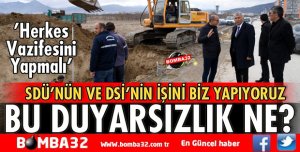 BU DUYARSIZLIK NE? HERKESİ GÖREVİNİ YAPMAYA DAVET EDİYORUM