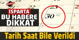 BU HABER DİKKAT !