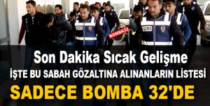 BU HABER VE LİSTE SADECE BOMBA 32 DE OLACAK 