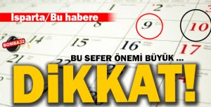 BU HABERE DİKKAT !