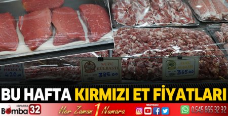 Bu hafta kırmızı et fiyatları 