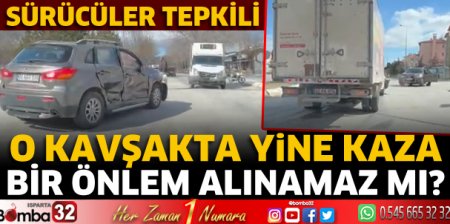 Bu kavşağa bir önlem alınmalı