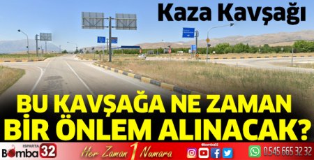 Bu kavşağa ne zaman önlem alınacak?