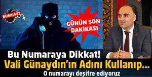Bu Numaraya Dikkat! İŞTE O NUMARA 