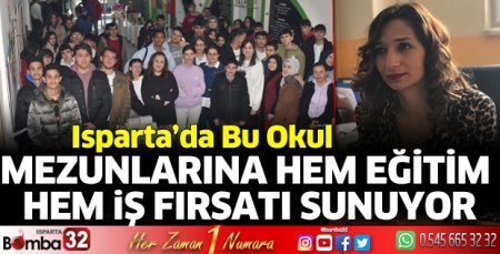 Bu okul mezunlara hem eğitim hem iş fırsatı sunuyor