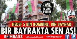 BU ŞEHİR BİZİM, BU TAKIM BİZİM HEDEF 5 BİN KOMBİNE 1000 BAYRAK