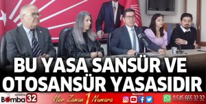 Bu yasa sansür ve otosansür yasasıdır