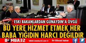 BU YERE HİZMET ETMEK HER BABA YİĞİDİN HARCI DEĞİLDİR