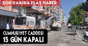Bu Yol 15 Gün Trafiğe Kapalı
