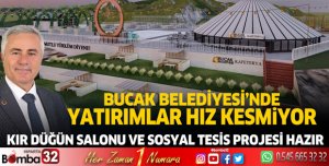 Bucak Belediyesi Yunus Emre Tepesine Kır Düğün Salonu Ve Sosyal Tesis Yapacak