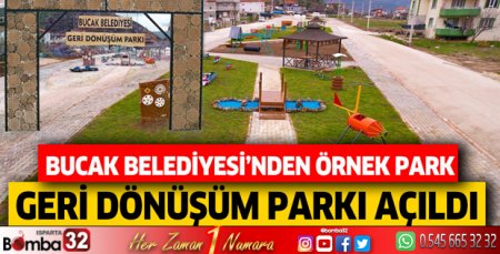 Bucak Belediyesi'nden örnek park