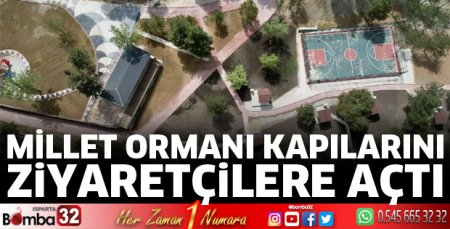 Bucak Millet Ormanı tamamlandı