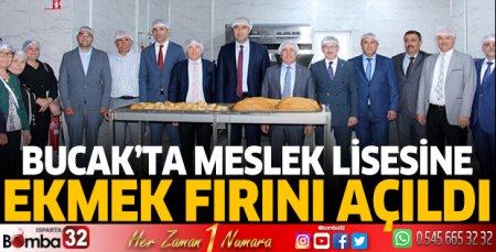 Bucak Oğuzhan MTAL fırını açıldı