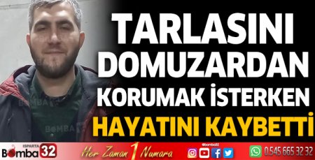 Bucaklı genç adamdan, acı haber